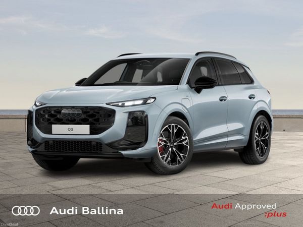 Audi Q3 SUV, Petrol Plug-in Hybrid, 2026, Black