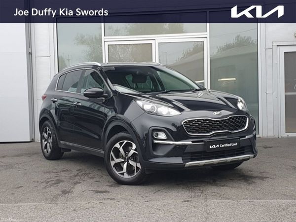 Kia Sportage SUV, Diesel Hybrid, 2021, Black