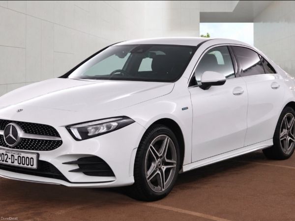 Mercedes-Benz A-Class Saloon, Petrol Plug-in Hybrid, 2020, White