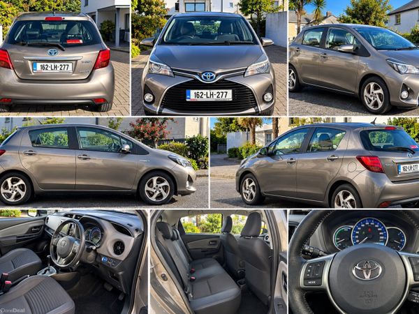 Toyota Yaris Hatchback, Petrol Hybrid, 2016, Grey