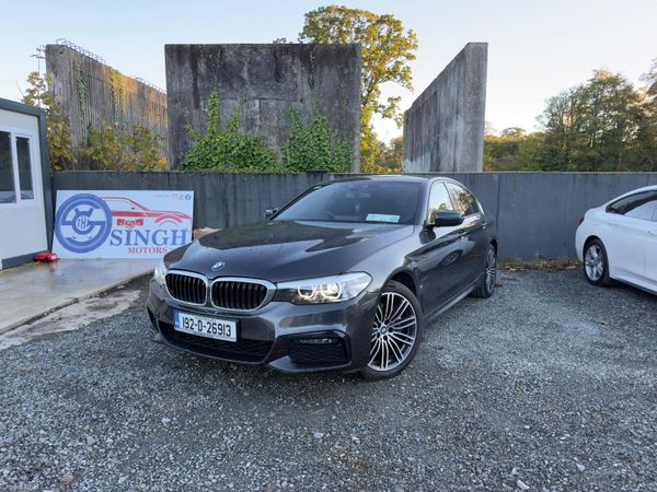 BMW 5-Series Saloon, Petrol Plug-in Hybrid, 2019, Grey