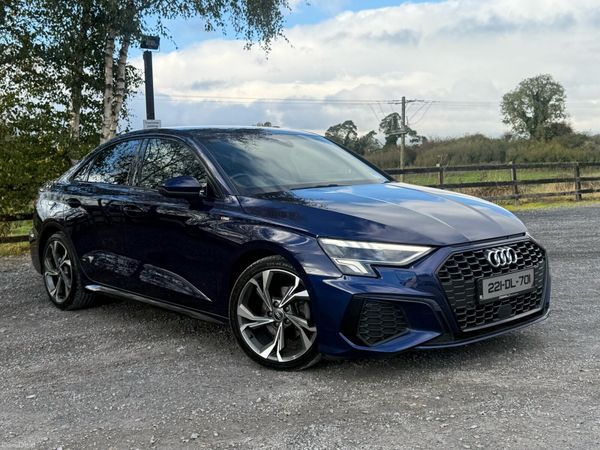 Audi A3 Saloon, Petrol, 2022, Blue