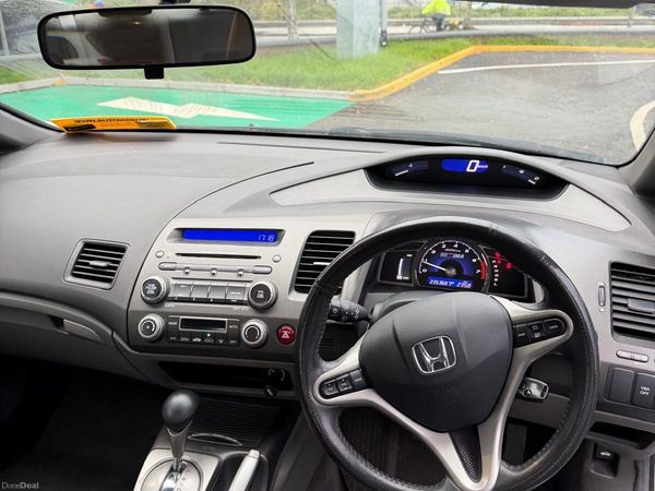 Honda Civic Saloon, Petrol Hybrid, 2007, Silver