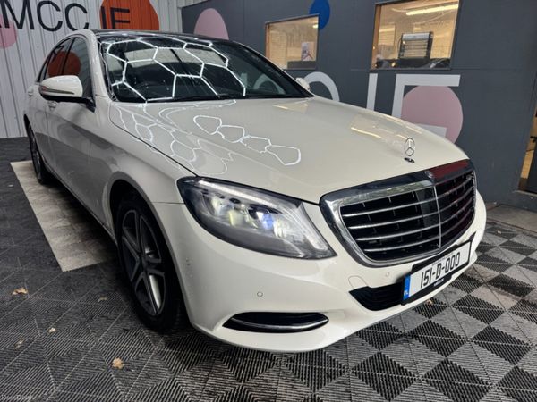 Mercedes-Benz S-Class Saloon, Petrol Hybrid, 2015, White