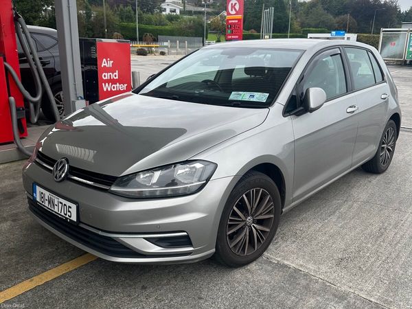 Volkswagen Golf Hatchback, Diesel, 2018, Silver