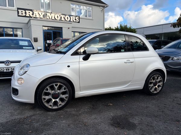 Fiat 500 Hatchback, Petrol, 2015, White