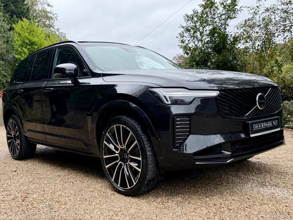 Volvo XC90 SUV, Petrol Plug-in Hybrid, 2025, Black