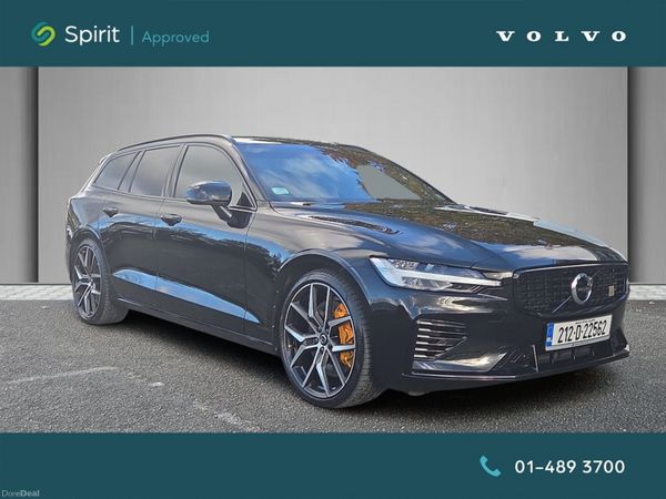 Volvo V60 Estate, Petrol Plug-in Hybrid, 2021, Black