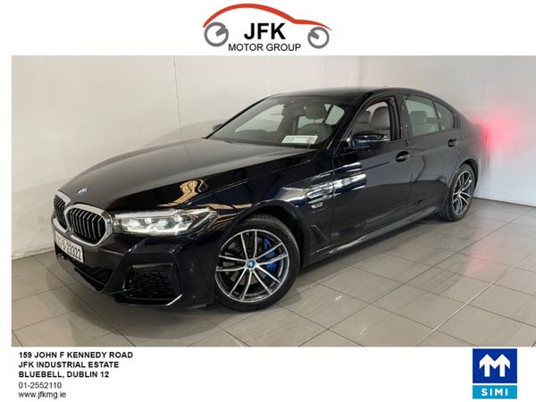 BMW 5-Series Saloon, Petrol Plug-in Hybrid, 2021, Black