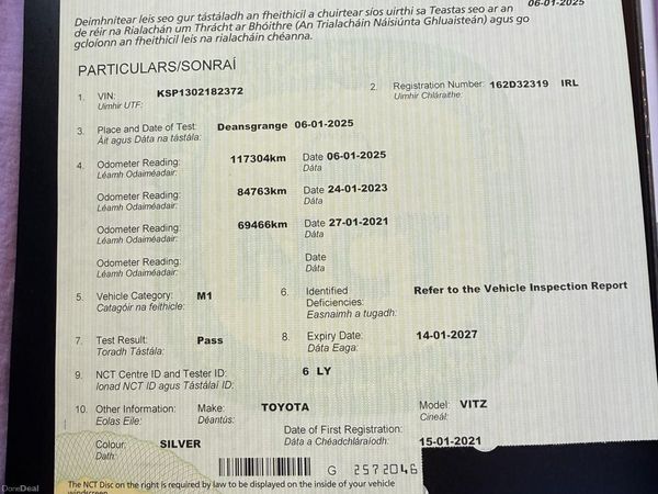 Toyota Vitz Hatchback, Petrol, 2016, Silver