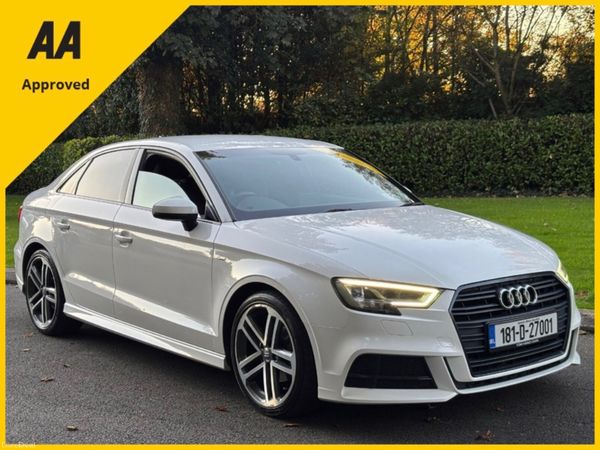 Audi A3 Saloon, Diesel, 2018, White