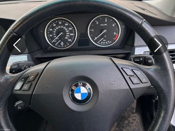 BMW 5-Series Saloon, Diesel, 2008, Silver