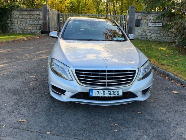 Mercedes-Benz S-Class Saloon, Diesel, 2017, Silver