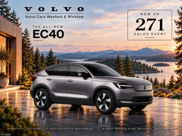 Volvo EC40 SUV, Electric, 2027, Silver