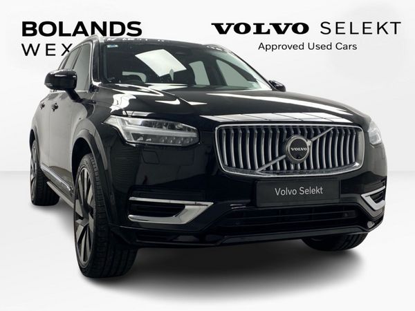 Volvo XC90 SUV, Petrol Plug-in Hybrid, 2024, Black