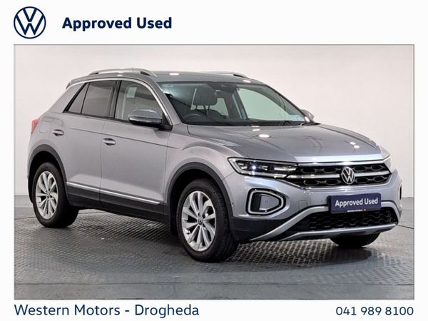Volkswagen T-Roc SUV, Petrol, 2023, Silver