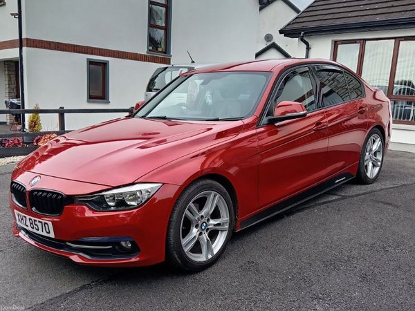 BMW 3-Series Saloon, Diesel, 2017, Red