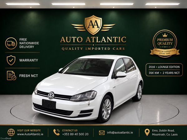 Volkswagen Golf Hatchback, Petrol, 2016, White