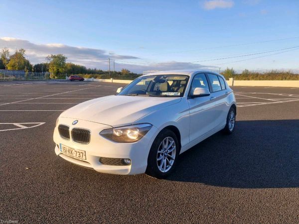 BMW 1-Series Hatchback, Diesel, 2015, White