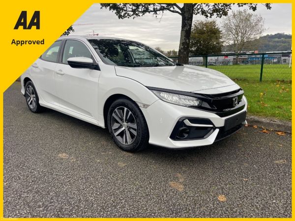 Honda Civic Hatchback, Petrol, 2021, White