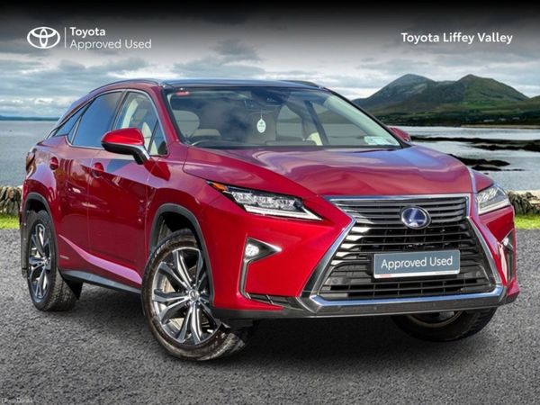 Lexus RX450H Estate, Petrol Hybrid, 2018, Red