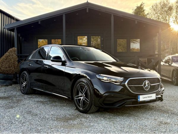 Mercedes-Benz E 300 Saloon, Petrol Plug-in Hybrid, 2025, Black