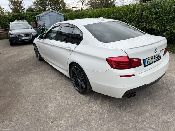 BMW 5-Series Saloon, Diesel, 2015, White