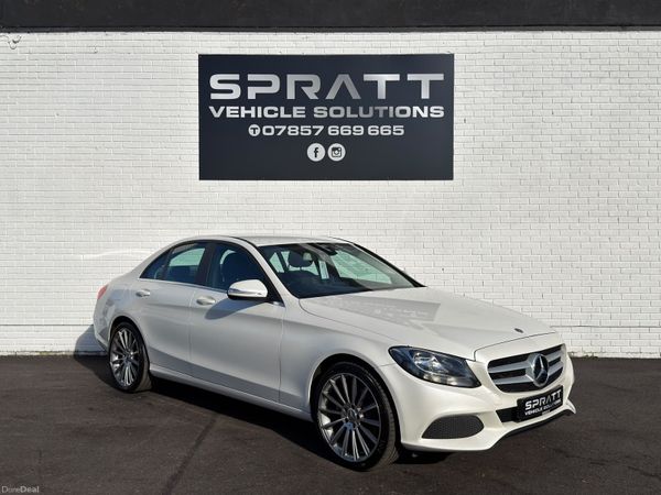 Mercedes-Benz C-Class Saloon, Diesel, 2014, White
