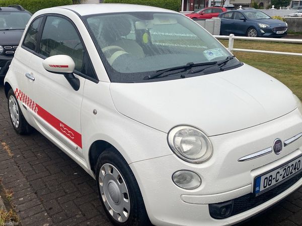 Fiat 500 Hatchback, Petrol, 2008, White