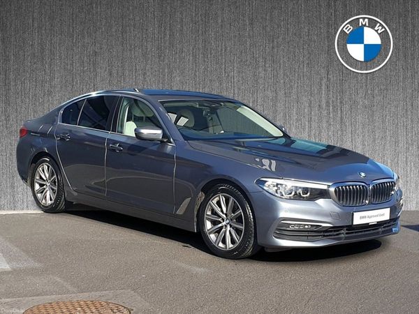 BMW 5-Series Saloon, Diesel, 2019, Blue