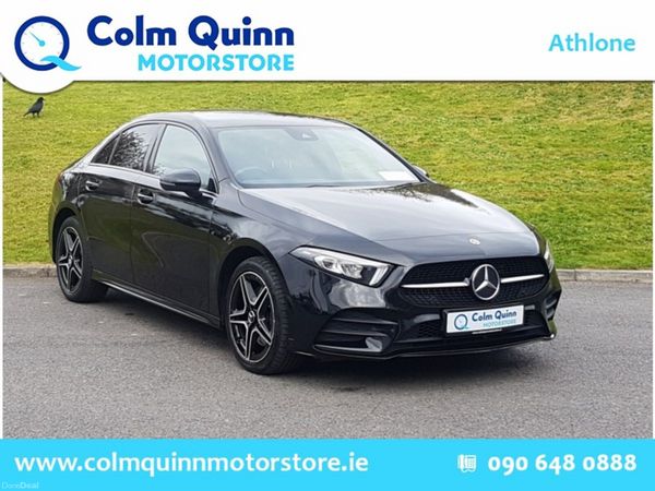 Mercedes-Benz A-Class Saloon, Petrol Plug-in Hybrid, 2021, Black
