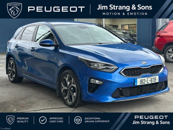 Kia Ceed Hatchback, Petrol, 2018, Blue