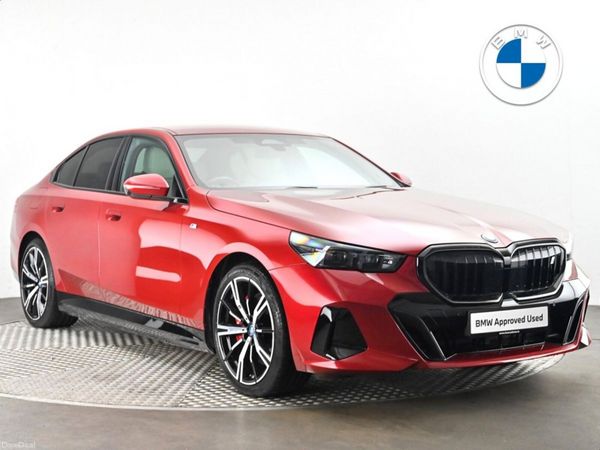BMW i5 Saloon, Electric, 2024, Red