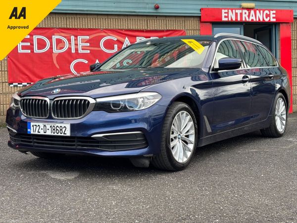 BMW 5-Series Estate, Diesel, 2017, Blue