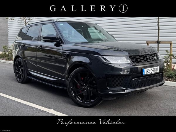 Land Rover Range Rover Sport SUV, Petrol Plug-in Hybrid, 2018, Black