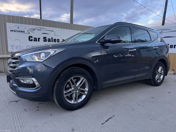 Hyundai Santa Fe SUV, Diesel, 2017, Blue