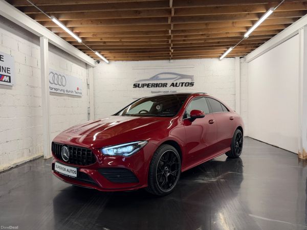 Mercedes-Benz CLA Coupe, Petrol Hybrid, 2022, Red