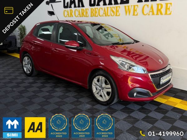 Peugeot 208 Hatchback, Petrol, 2018, Red