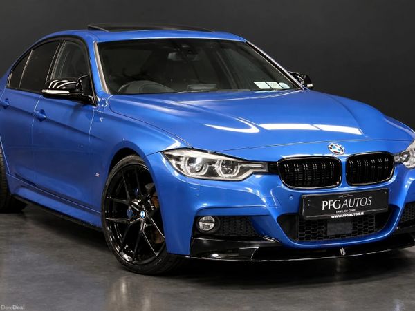 BMW 3-Series Saloon, Petrol Plug-in Hybrid, 2017, Blue