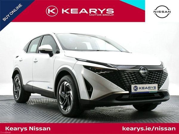 Nissan Qashqai SUV, Petrol Hybrid, 2026, White