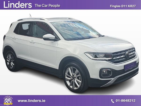 Volkswagen T-Cross Estate, Petrol, 2022, White