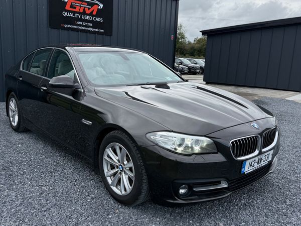 BMW 5-Series Saloon, Diesel, 2014, Brown