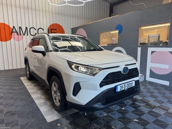 Toyota RAV4 SUV, Petrol Hybrid, 2021, White