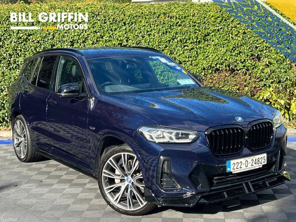 BMW X3 SUV, Petrol Plug-in Hybrid, 2022, Blue