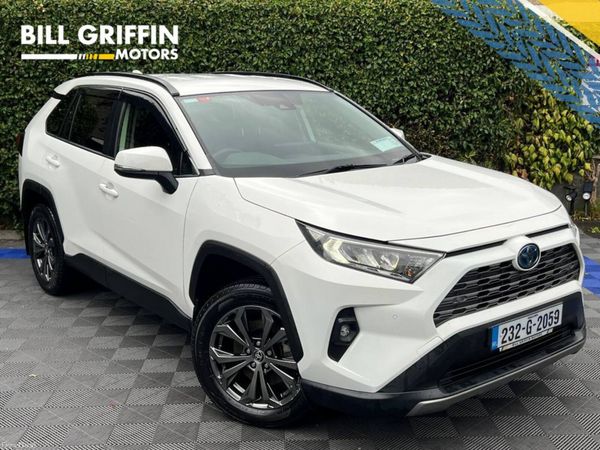 Toyota RAV4 Estate, Petrol Hybrid, 2023, White