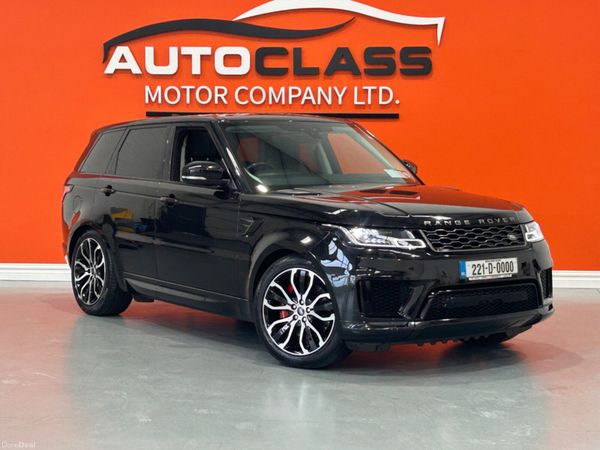 Land Rover Range Rover Sport Estate, Petrol Plug-in Hybrid, 2022, Black