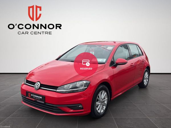 Volkswagen Golf Estate, Diesel, 2019, Red