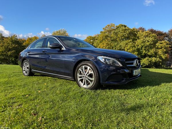 Mercedes-Benz C-Class Saloon, Petrol, 2018, Blue
