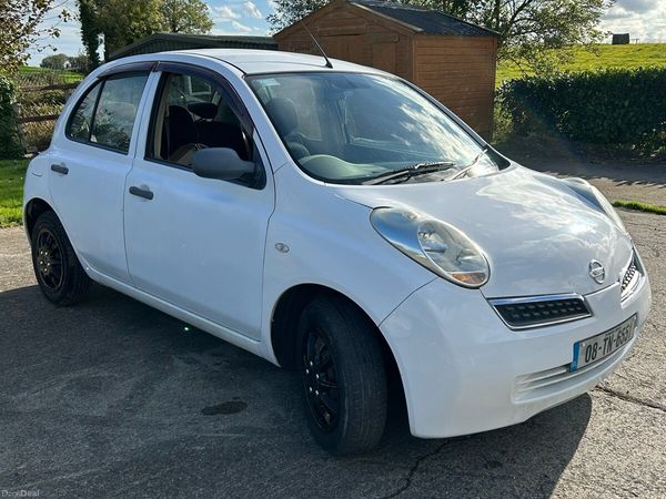 Nissan March Hatchback, Petrol, 2008, White