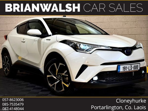Toyota C-HR SUV, Petrol Hybrid, 2019, White